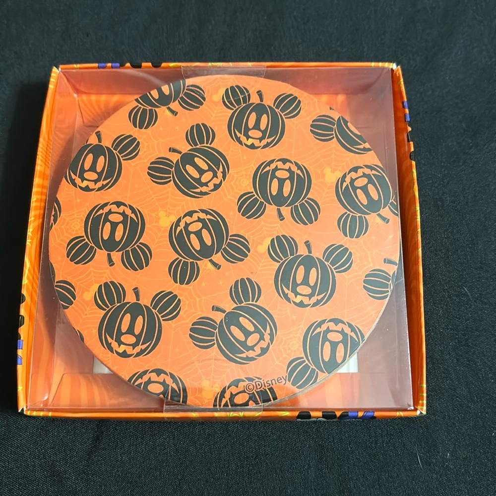 Disney Beverage Coasters (4 Pack) 4” x 4” NWT